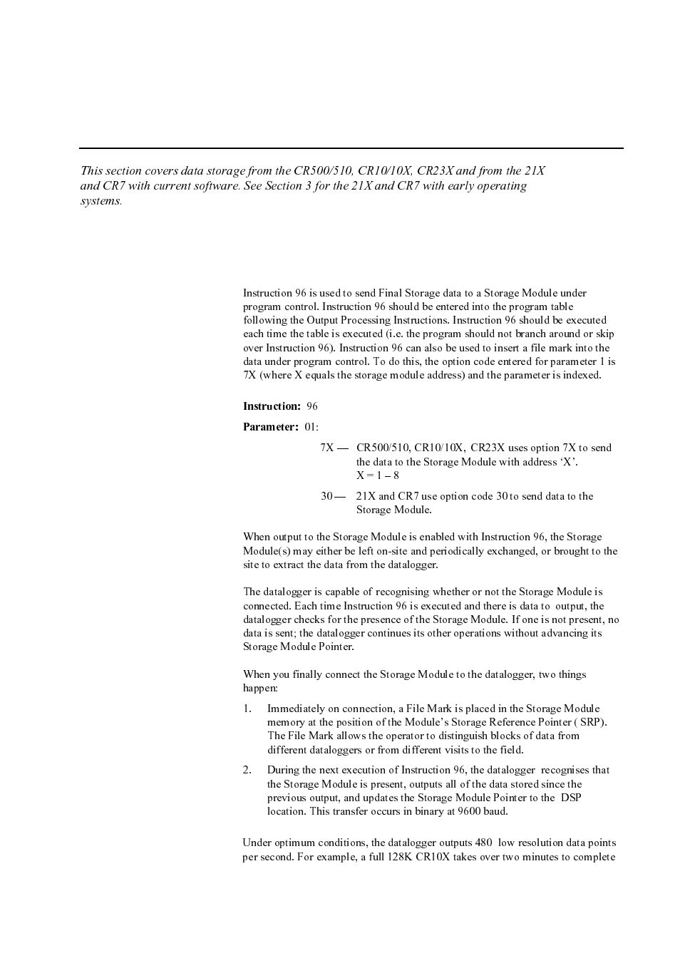 Section 2. storing data from current dataloggers | Campbell Hausfeld SM4M User Manual | Page 15 / 39