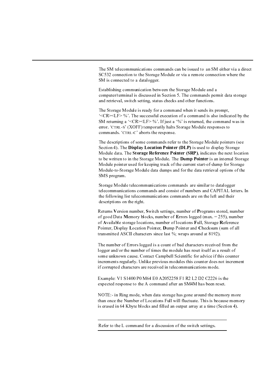 Appendix b. telecommunications commands | Campbell Hausfeld SM4M User Manual | Page 33 / 39