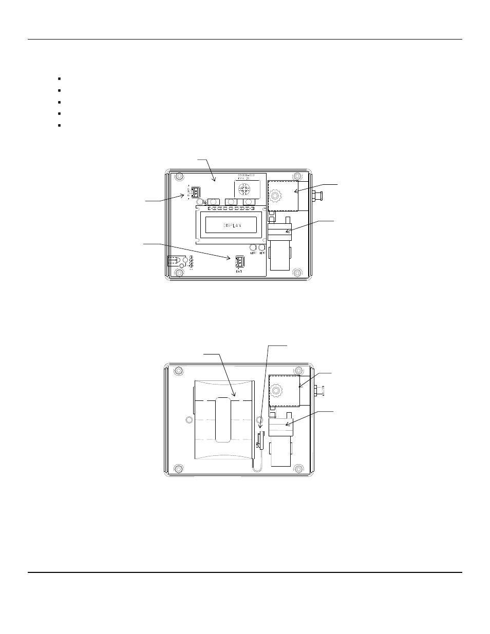 Figure 5: spectrum sp series battery location, 2 battery removal and replacement | ENMET SPECTRUM SP User Manual | Page 13 / 20