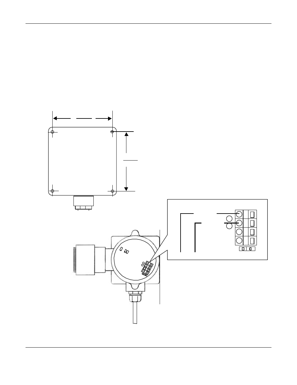 0 installation of the tdx-series unit | ENMET TDX Series User Manual | Page 5 / 8