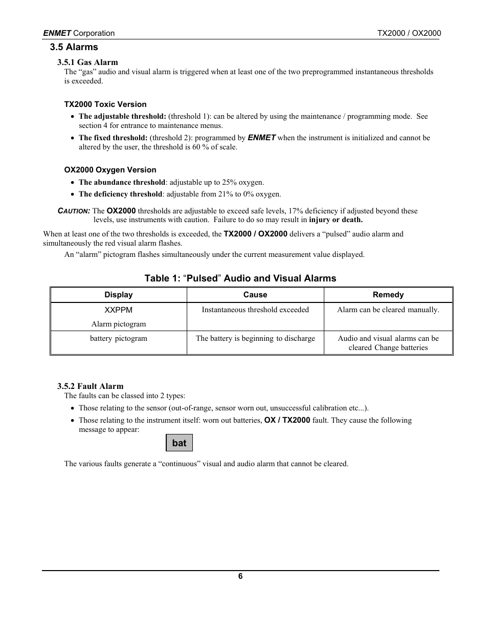 ENMET OX-2000 User Manual | Page 10 / 24