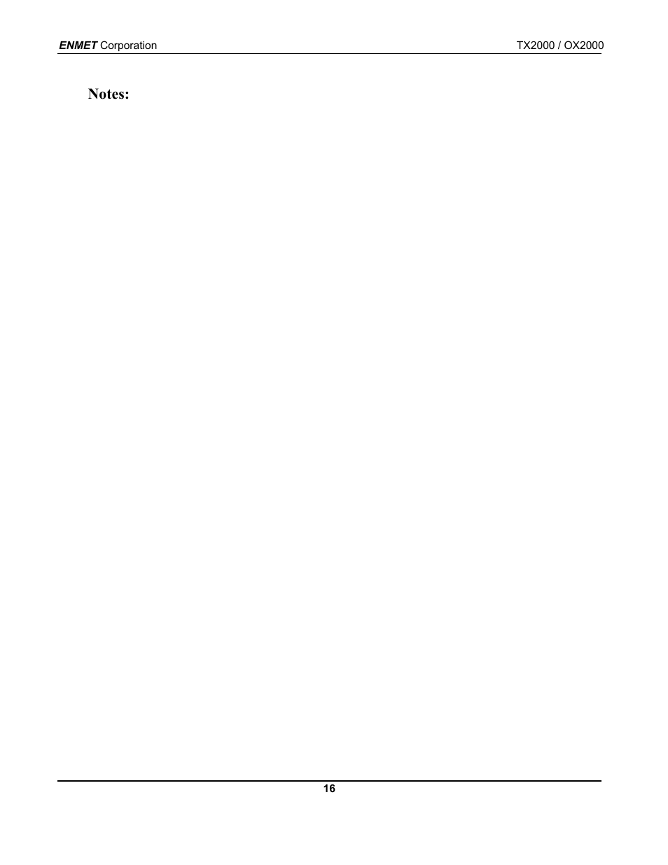 ENMET OX-2000 User Manual | Page 20 / 24