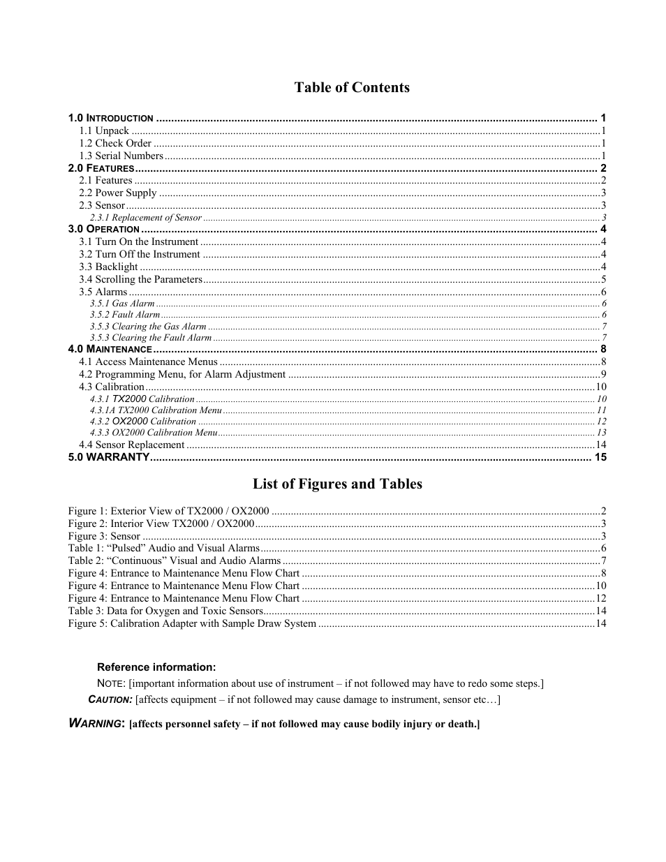 ENMET OX-2000 User Manual | Page 3 / 24