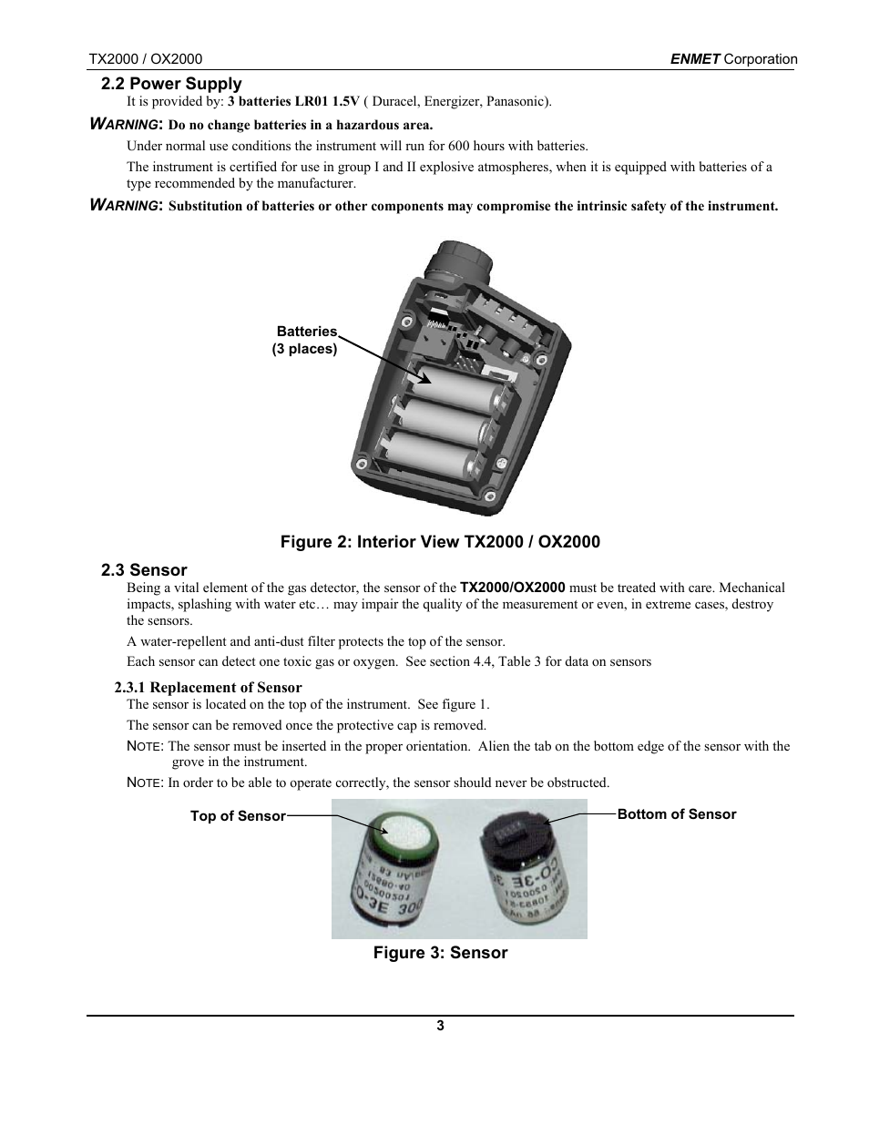 ENMET OX-2000 User Manual | Page 7 / 24