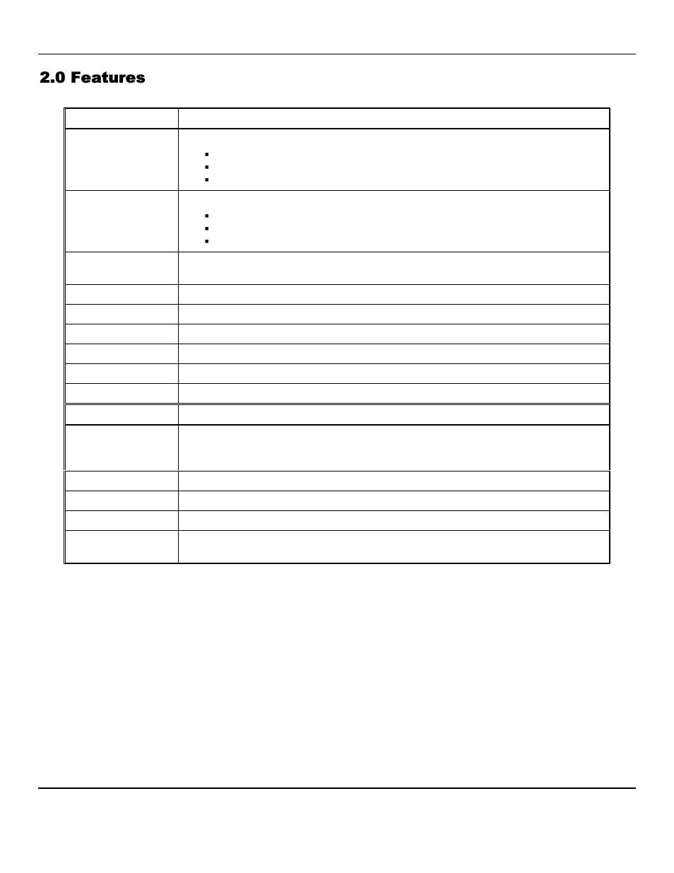 0 features | ENMET ENG – 97D STAND-ALONE User Manual | Page 4 / 12