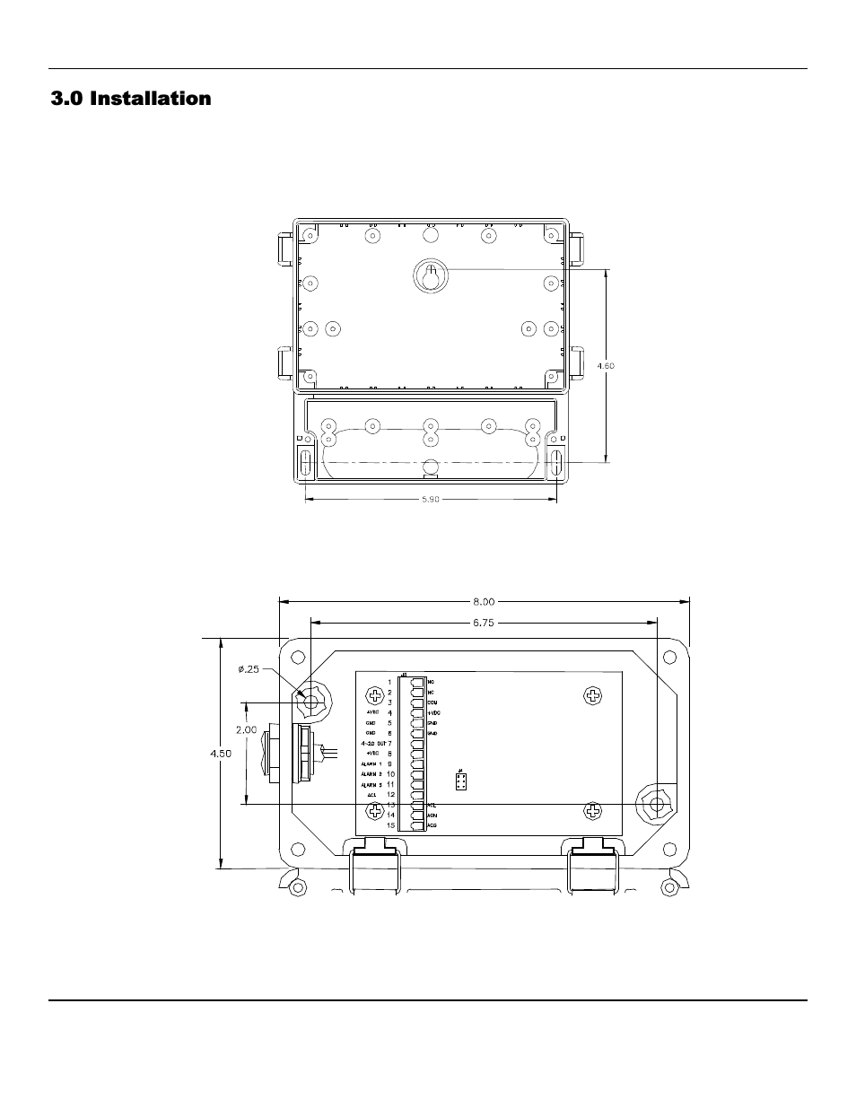 0 installation | ENMET ENG – 97D STAND-ALONE User Manual | Page 6 / 12