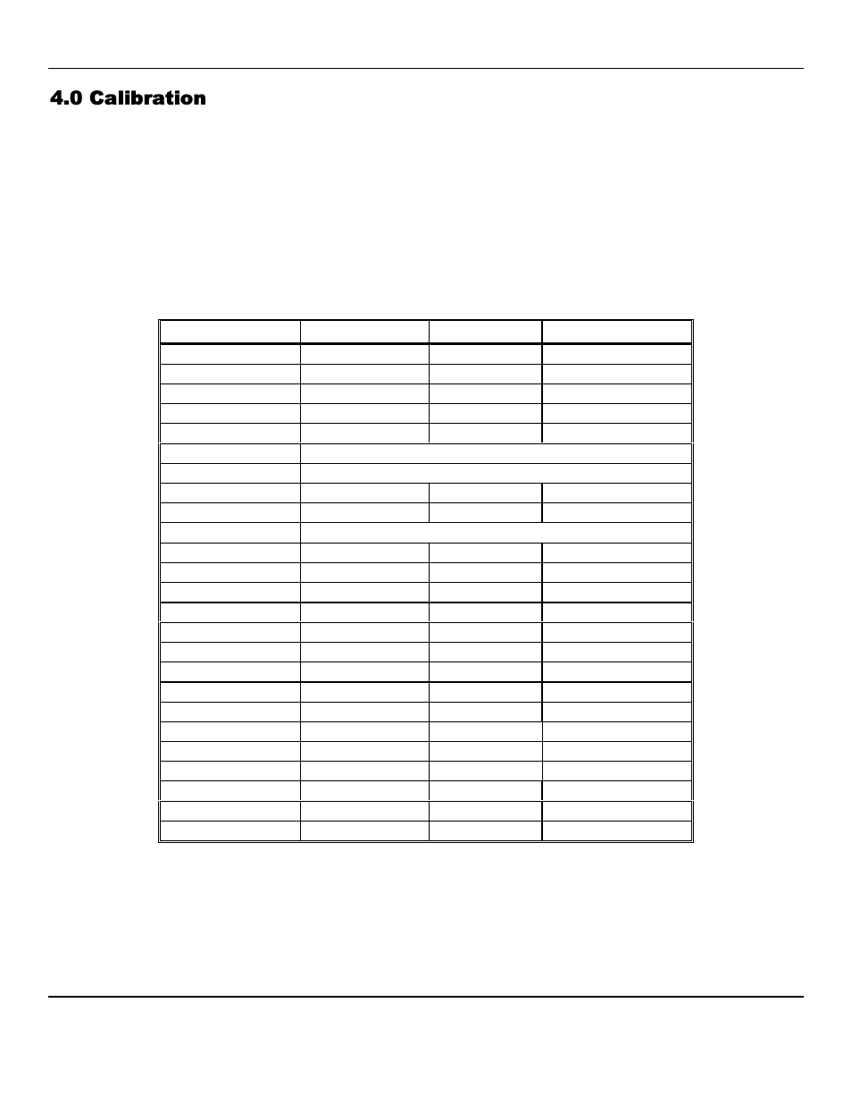 0 calibration | ENMET ENG – 97D STAND-ALONE User Manual | Page 8 / 12