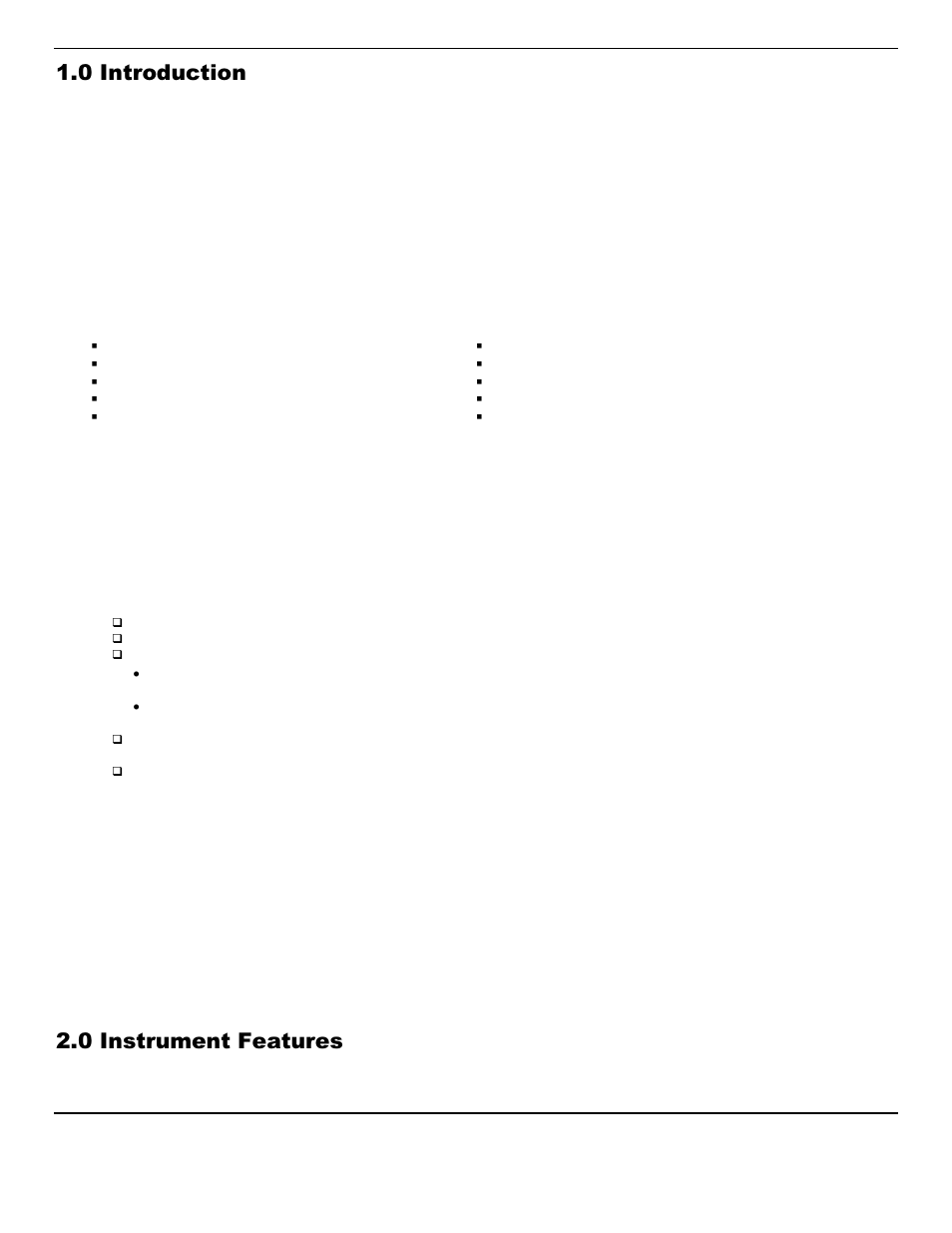0 introduction, 0 instrument features | ENMET GSM-60 User Manual | Page 4 / 39