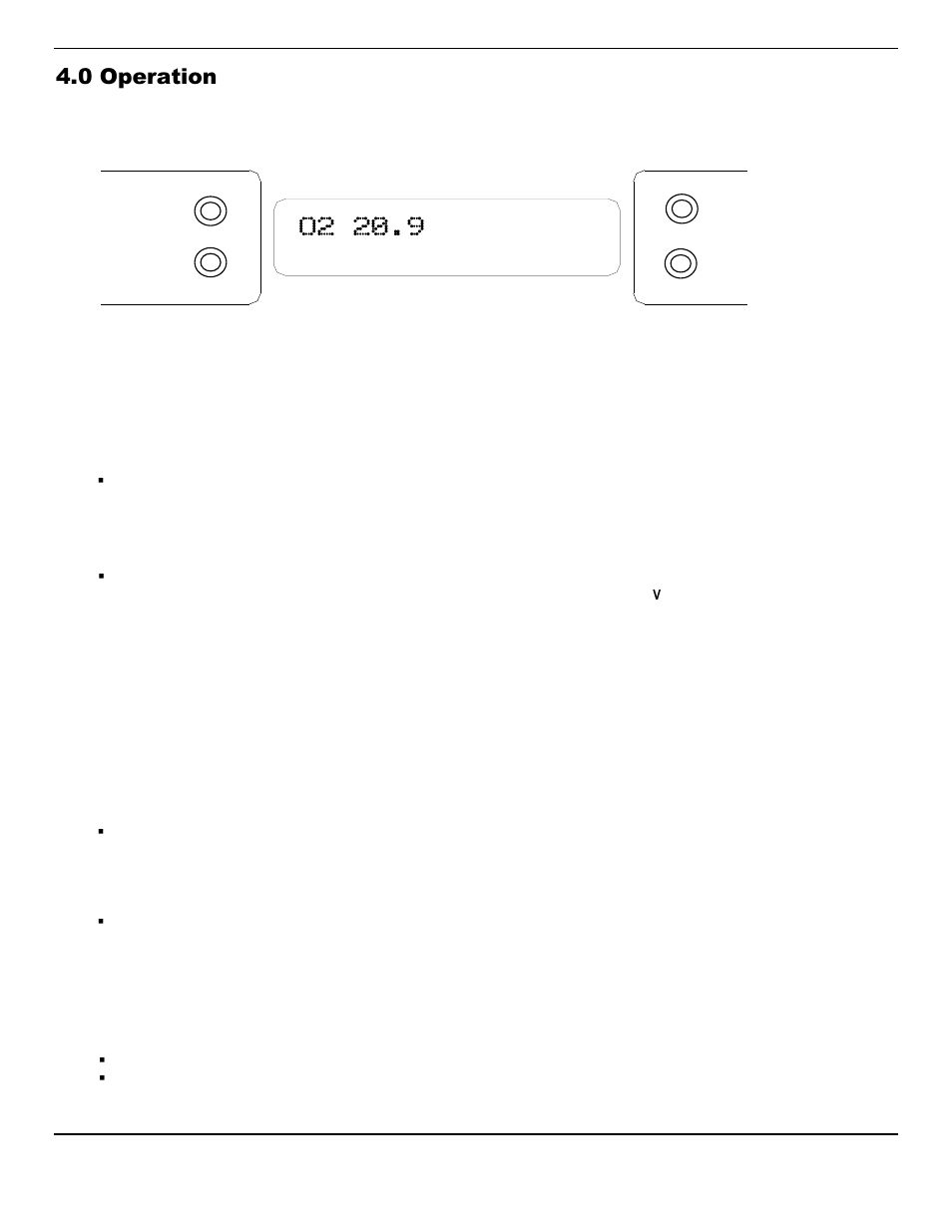 O2 20.9, 0 operation | ENMET ISA-60M with MRI-5175 User Manual | Page 13 / 28