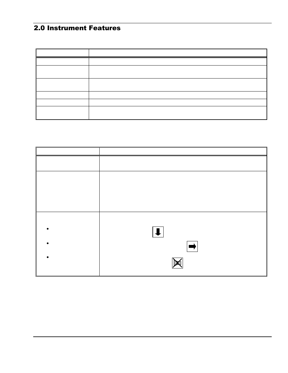 0 instrument features | ENMET MEDAIR 2200 User Manual | Page 5 / 40