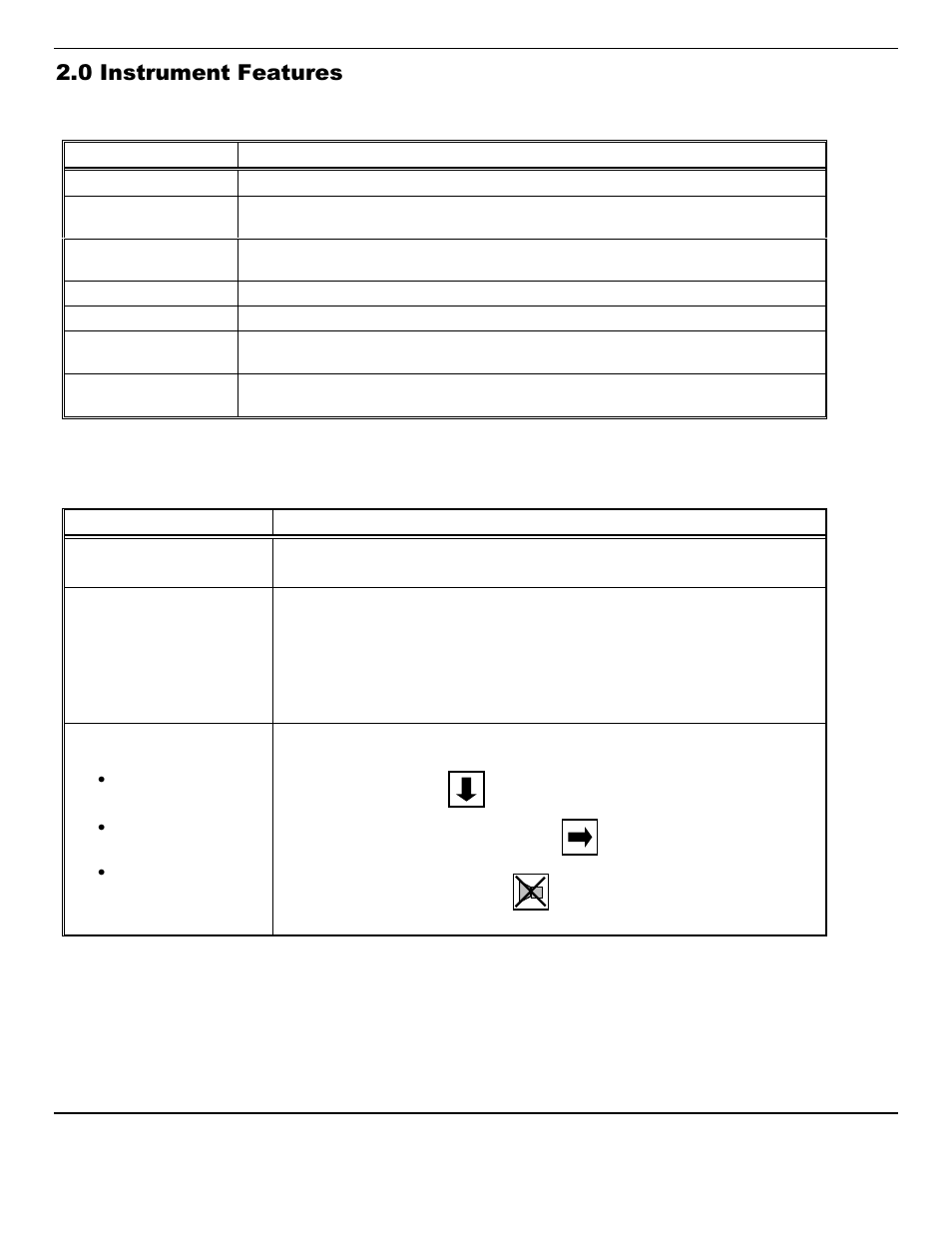 0 instrument features | ENMET PROAIR 2200 User Manual | Page 5 / 40