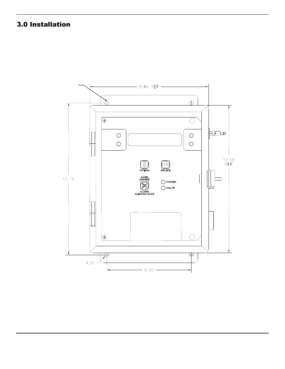 0 installation | ENMET PROAIR 2200 User Manual | Page 8 / 40