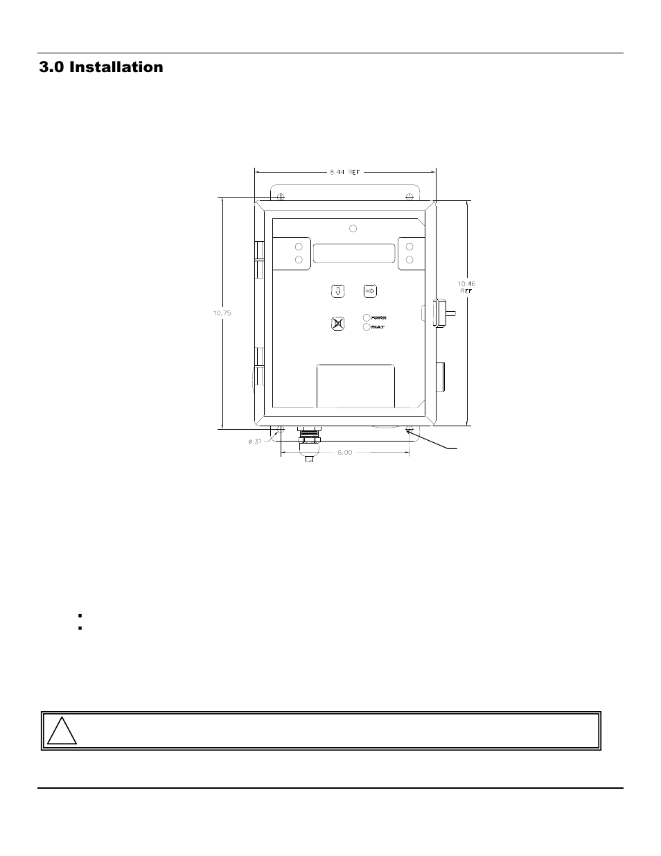 0 installation | ENMET CP-60 User Manual | Page 7 / 23