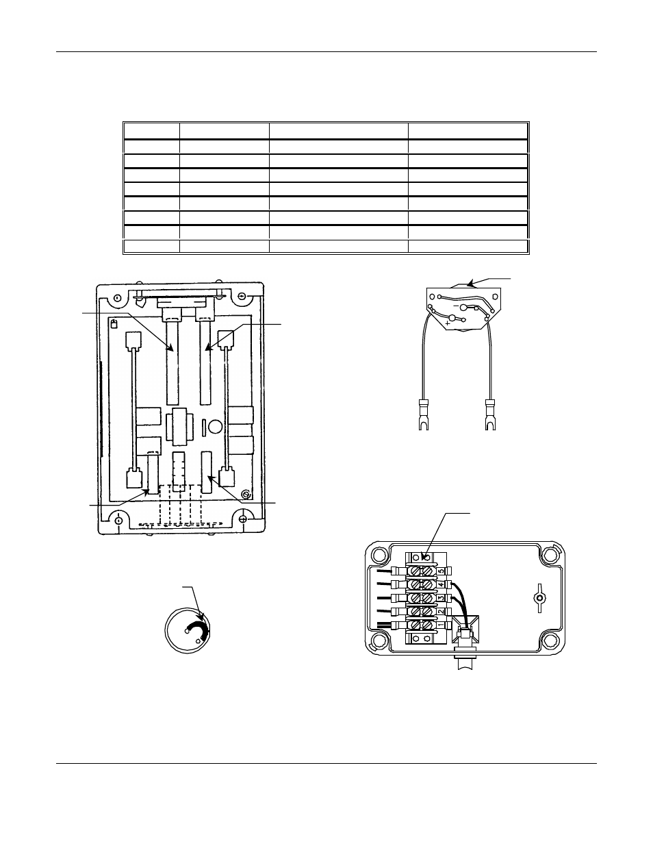 Table 2: remote sensor assembly wiring, Figure 4: interior view of sensor assembly | ENMET ISA-40M User Manual | Page 8 / 18