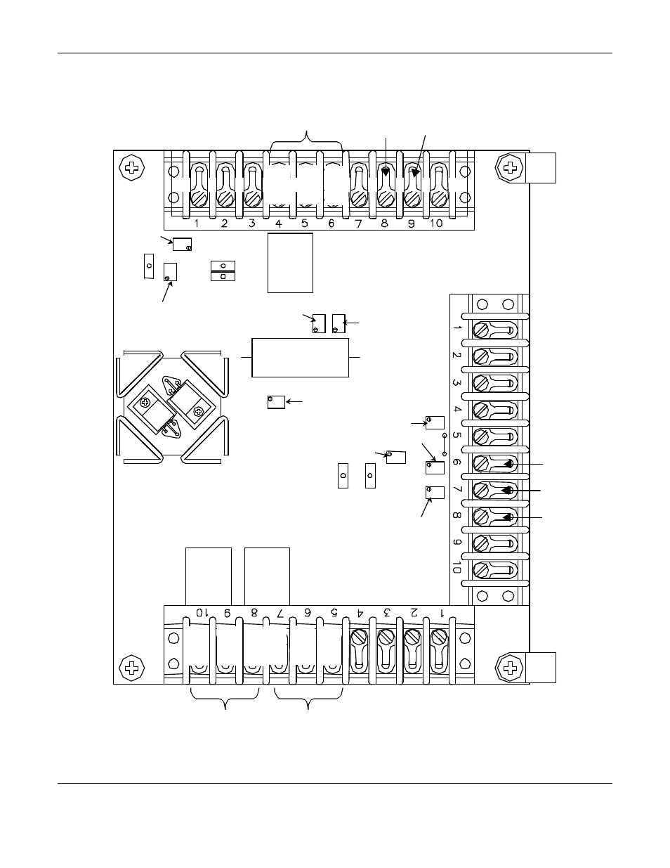 Figure 3: circuitry pc1 channels 1 and 2, Tb1 tb3, Tb2 n.c. n.o. com. n.c. n.o. com | N.c. n.o. com | ENMET ISA-44-2OD User Manual | Page 9 / 32