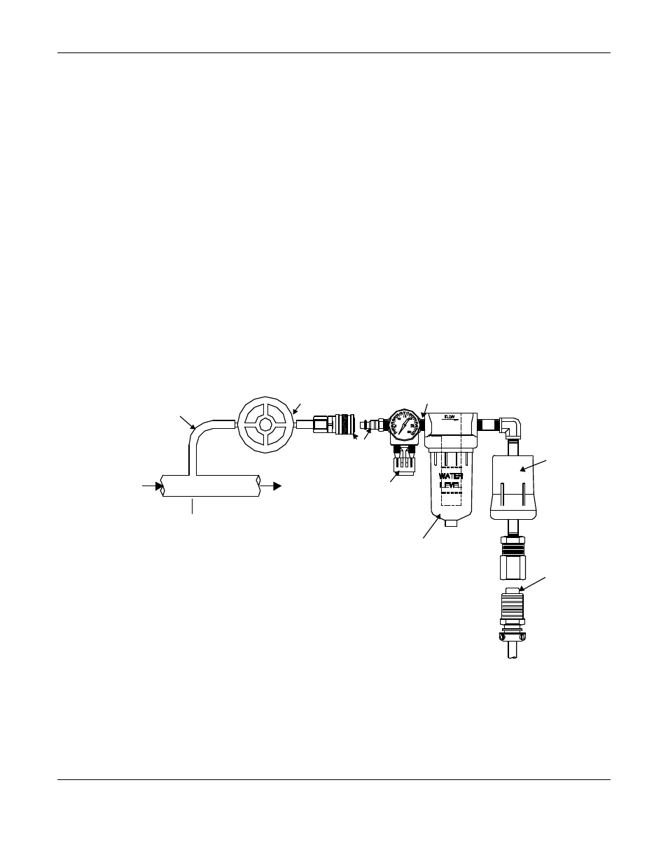 Figure 6: connecting to compressed air line | ENMET ISA-RAL-M User Manual | Page 10 / 22