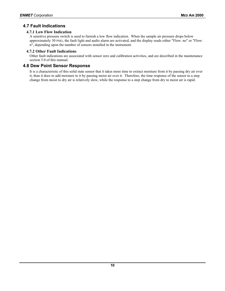 ENMET MedAir 2000 User Manual | Page 14 / 30