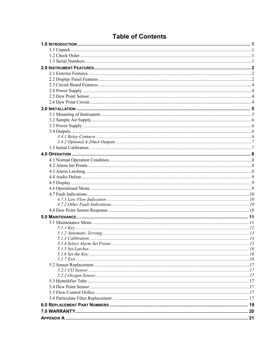 ENMET MedAir 2000 User Manual | Page 3 / 30