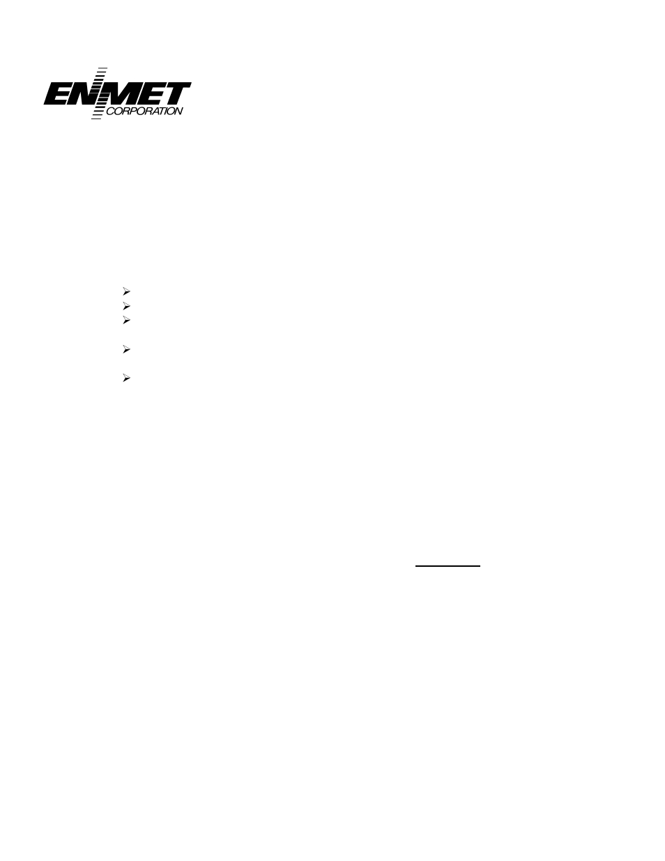 Returning an instrument for repair | ENMET CP-10 User Manual | Page 19 / 20