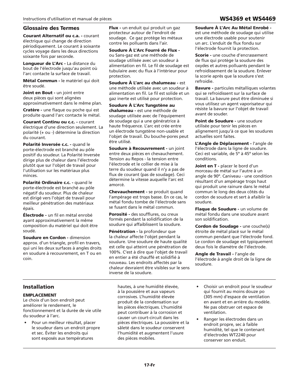 Campbell Hausfeld WS4369 User Manual | Page 17 / 48