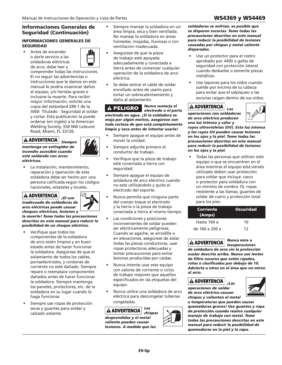 Campbell Hausfeld WS4369 User Manual | Page 39 / 48