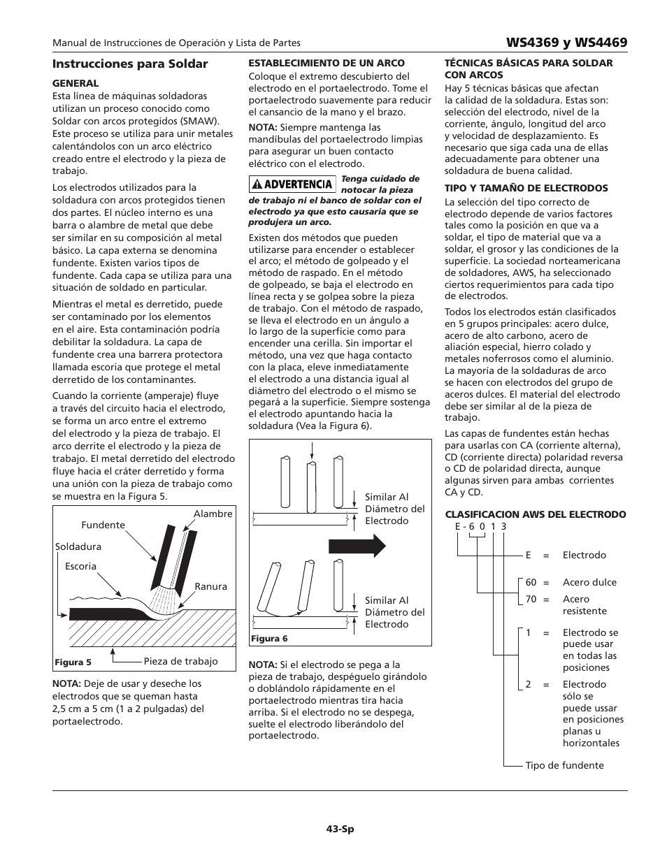 Campbell Hausfeld WS4369 User Manual | Page 43 / 48