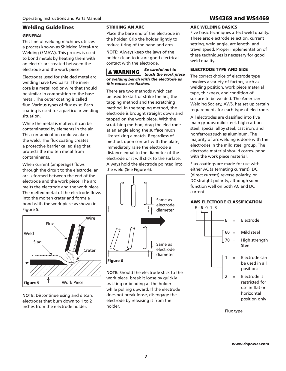 Campbell Hausfeld WS4369 User Manual | Page 7 / 48