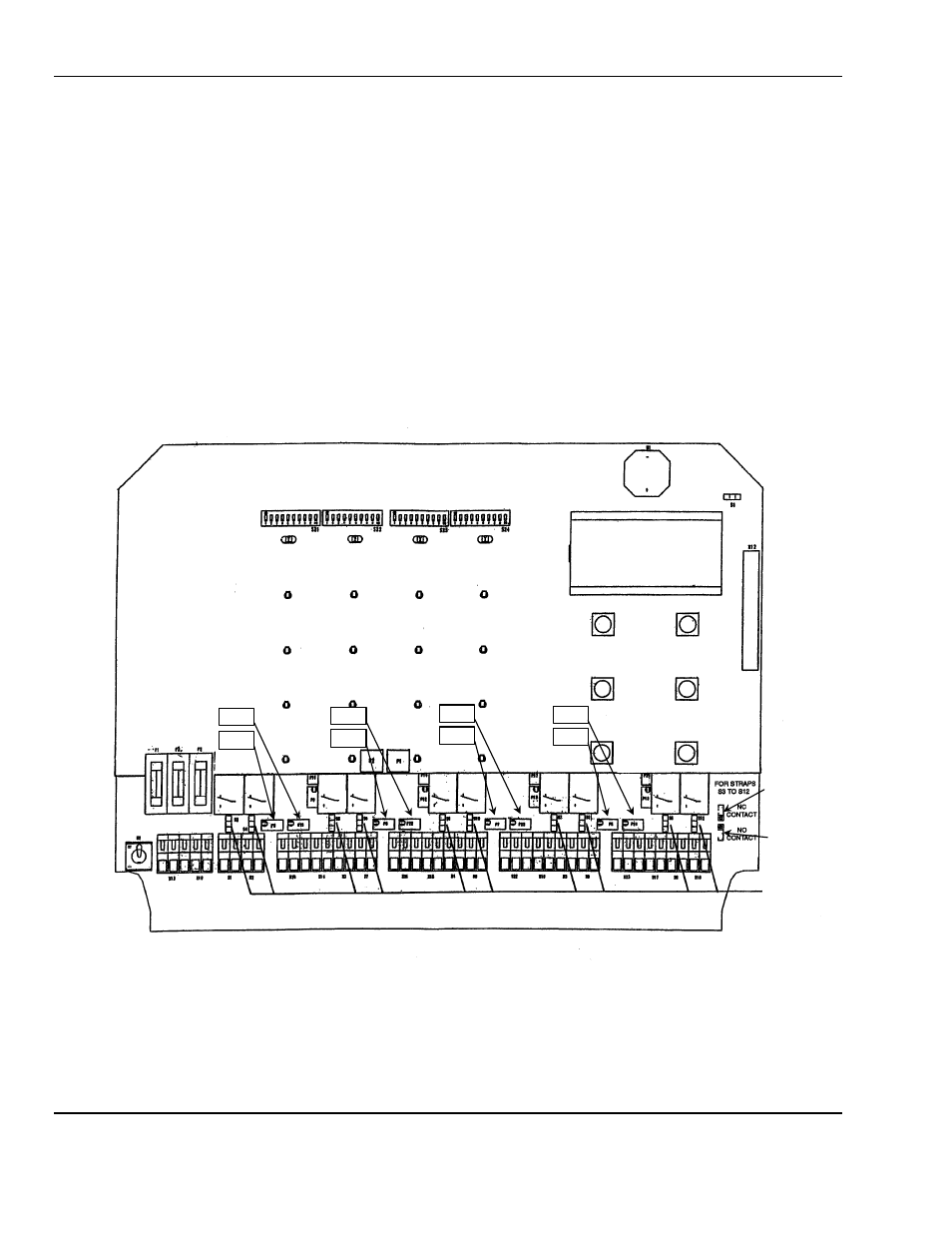 4 outputs, Figure 8: relay jumper and 4-20ma pot location | ENMET MX-42A User Manual | Page 16 / 26