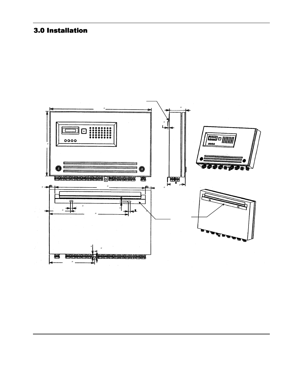 0 installation, 1 installation recommendations, Figure 2: mounting mx48 c | ENMET MX-48 User Manual | Page 7 / 34