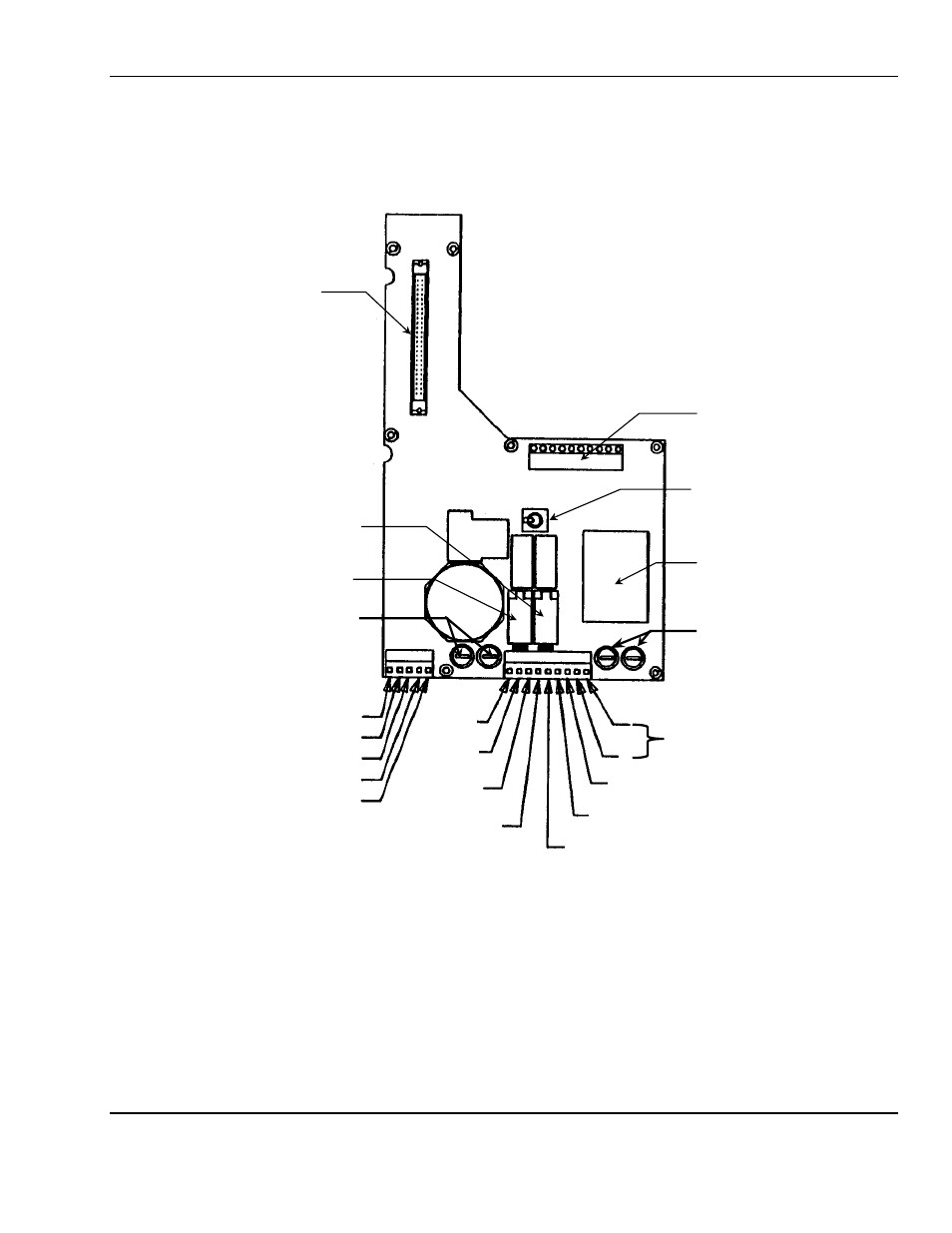 Figure 3: power supply board connections | ENMET MX-48 User Manual | Page 9 / 34