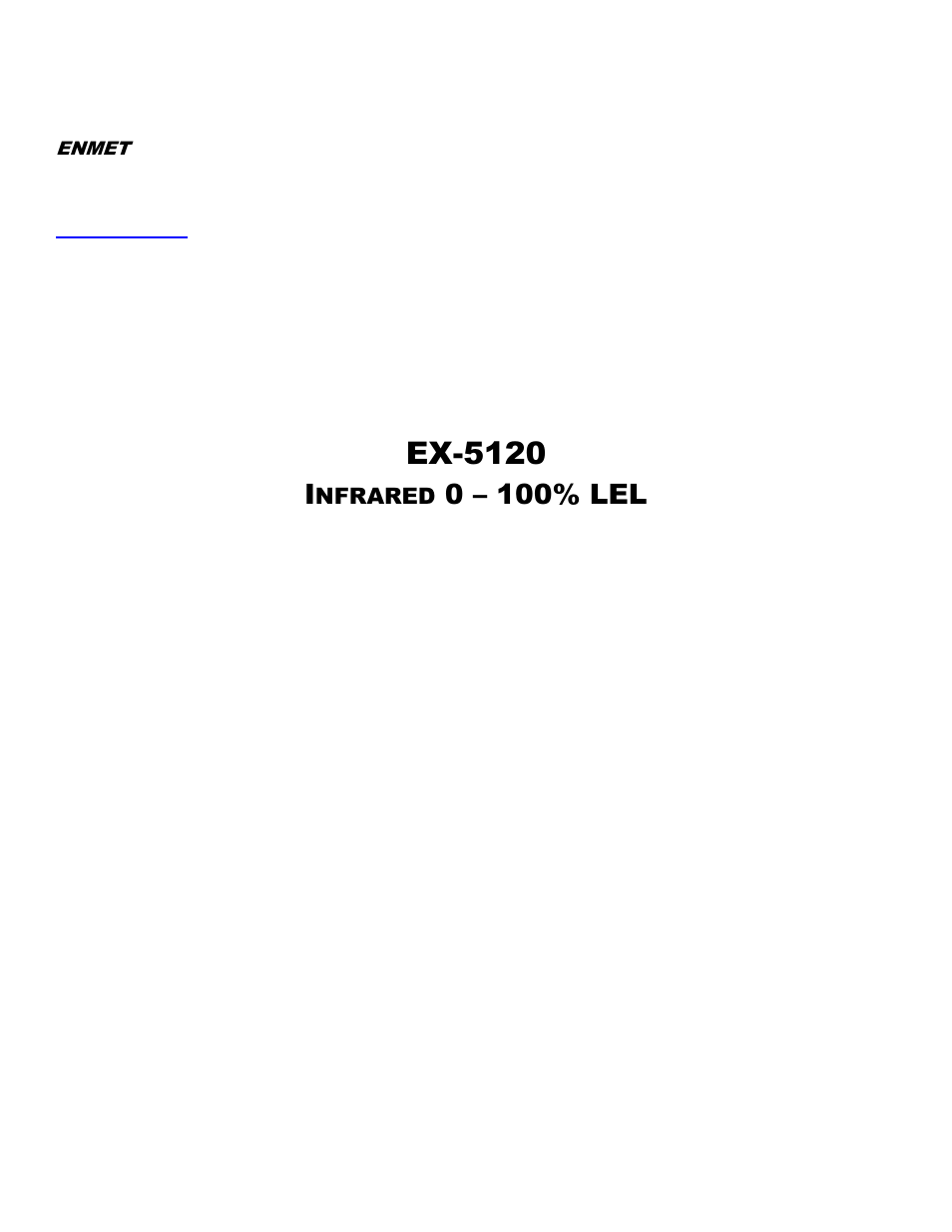 ENMET EX-5120 User Manual | 18 pages