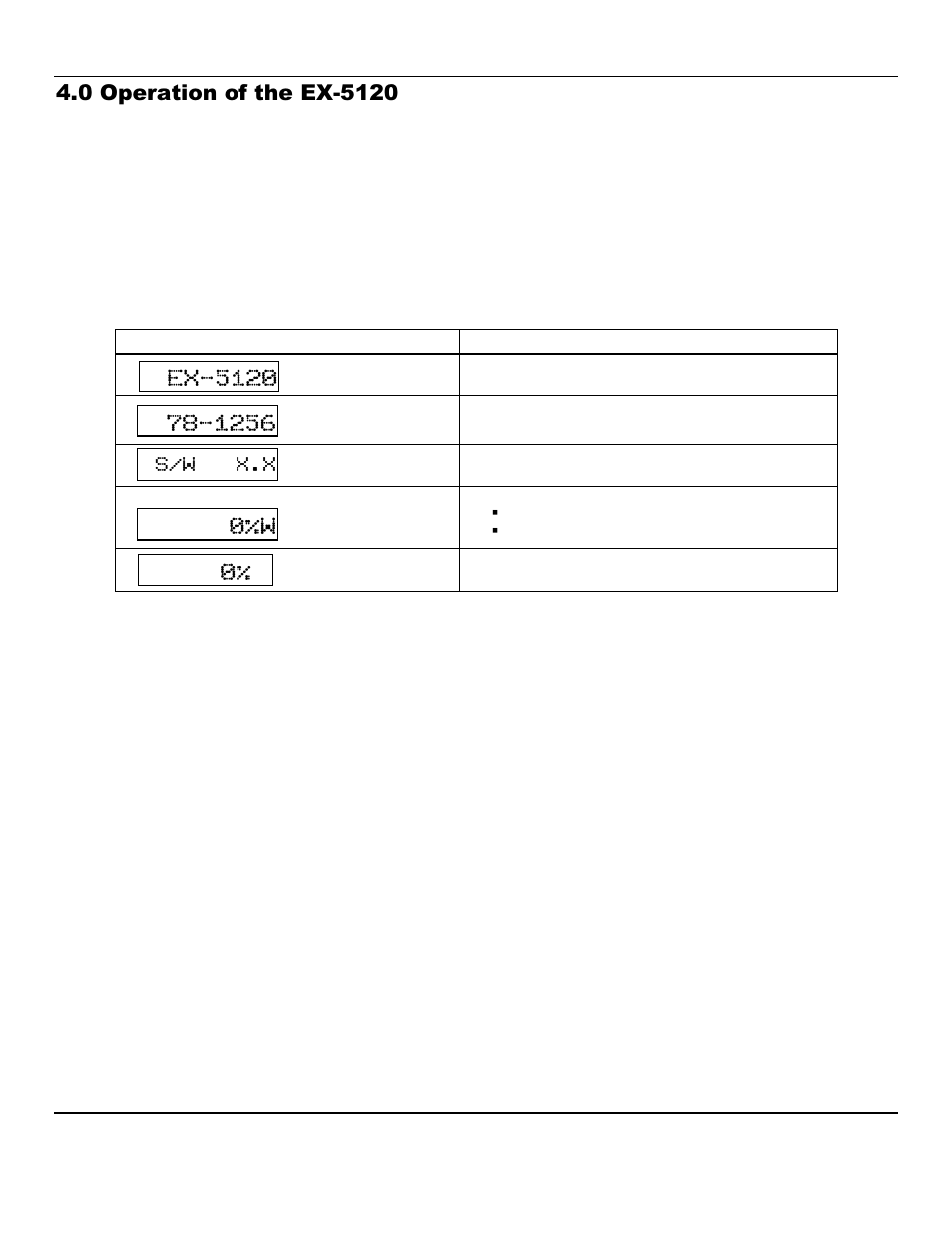 0% 0%w | ENMET EX-5120 User Manual | Page 8 / 18