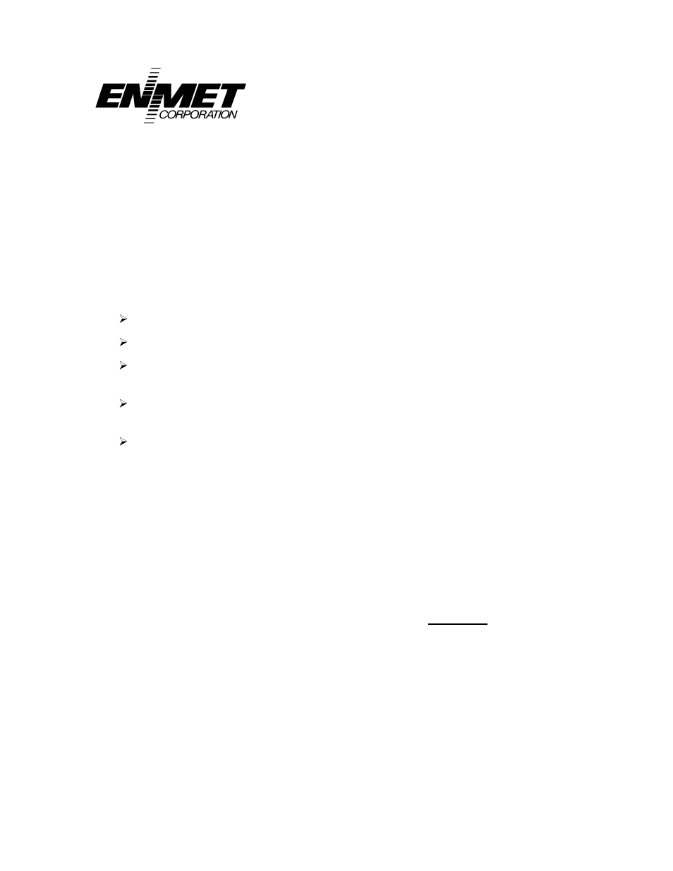 Returning an instrument for repair | ENMET EX-5130 User Manual | Page 15 / 16