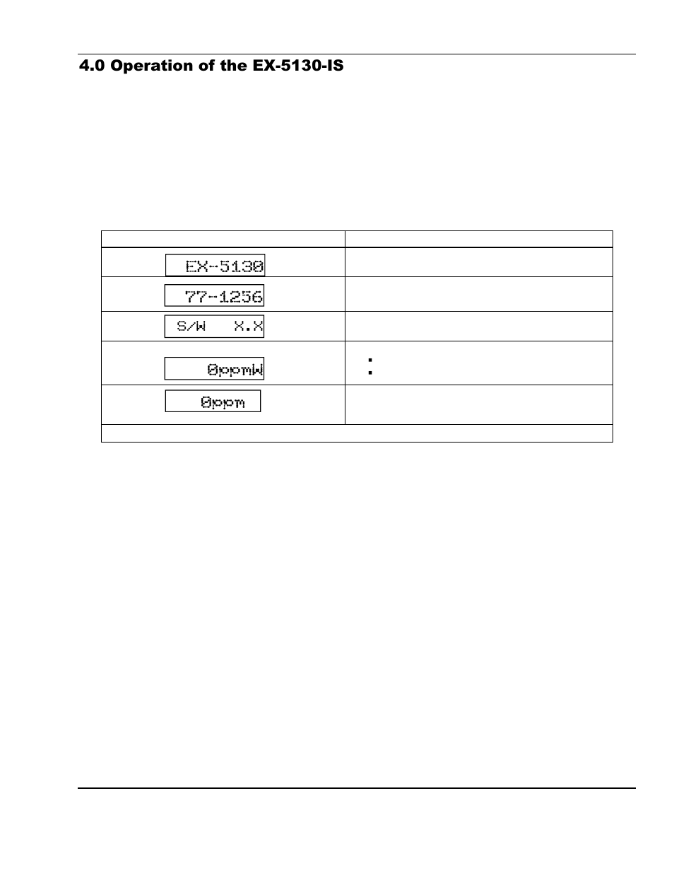 0ppm 0ppmw | ENMET EX-5130 User Manual | Page 7 / 16