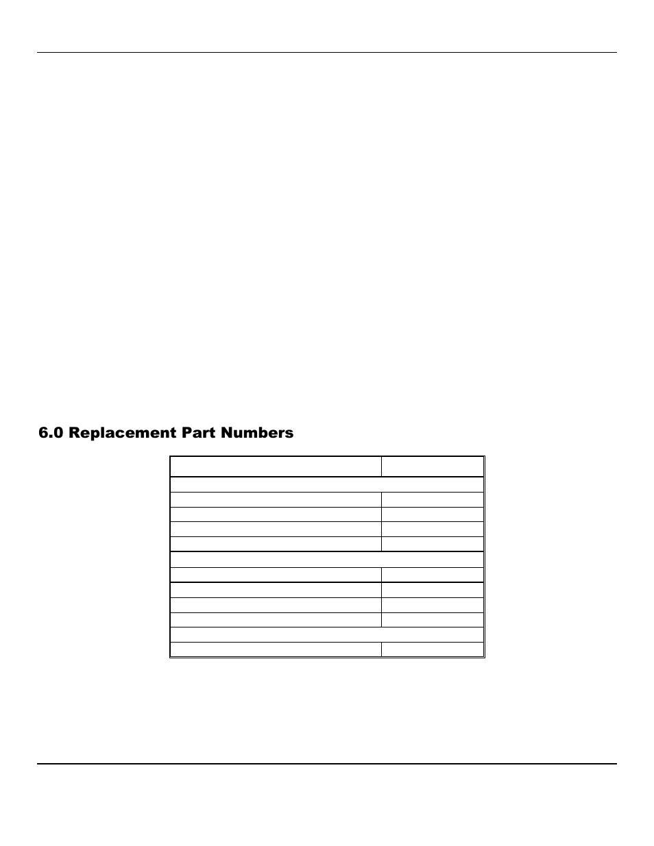 0 replacement part numbers | ENMET EX-5150-MOS User Manual | Page 15 / 19