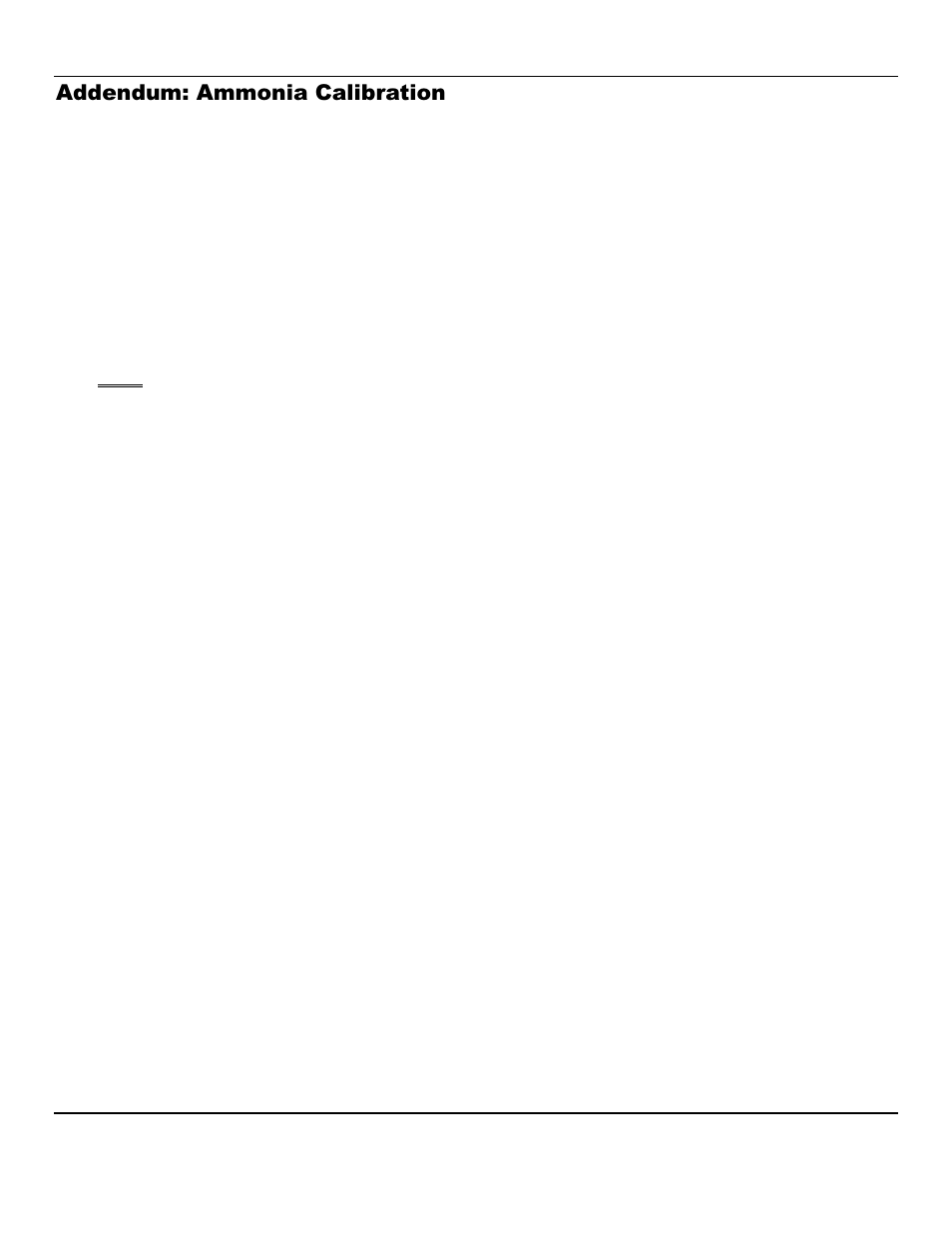 Addendum: ammonia calibration | ENMET EX-5155 User Manual | Page 17 / 19