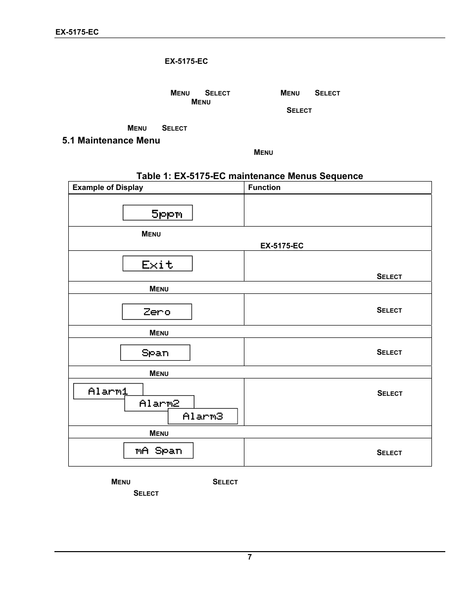 5ppm exit | ENMET EX-5175 User Manual | Page 11 / 20