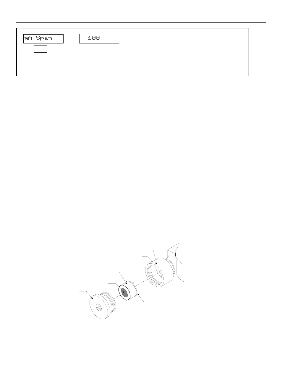 4 sensor replacement c, Figure 6: sensor replacement ma span | ENMET EX-5185 User Manual | Page 15 / 18