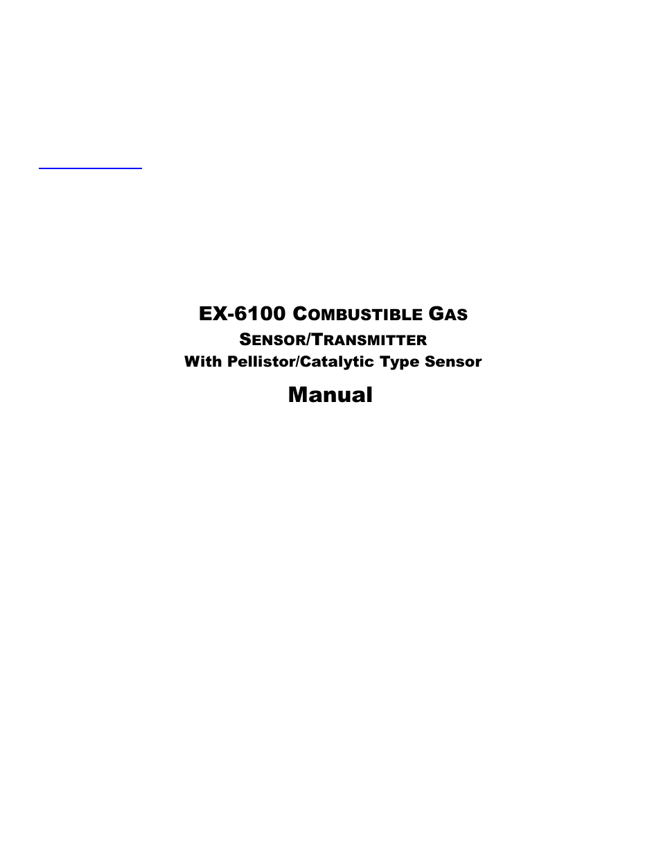 ENMET EX-6100 Series User Manual | 28 pages