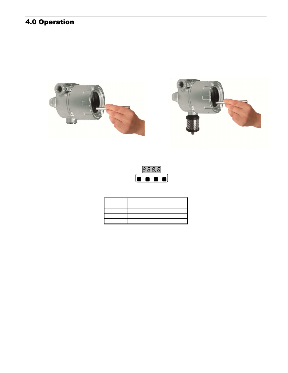 0 operation, Figure 10: operation of magnetic switches, Table 1: magnetic keypad functionality | ENMET EX-6165 User Manual | Page 11 / 27