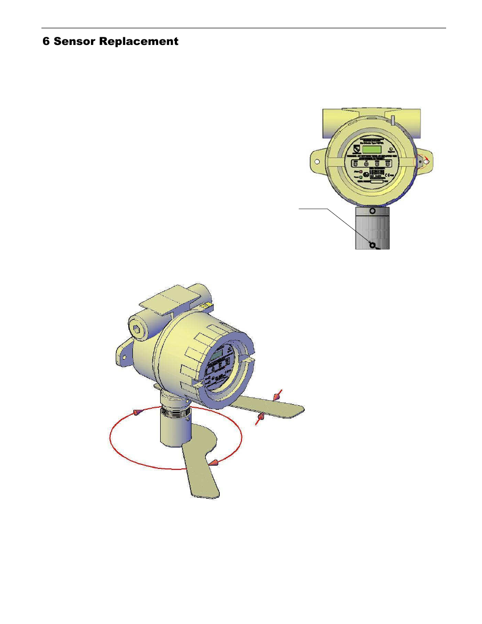 6 sensor replacement | ENMET EX-6165 User Manual | Page 13 / 27