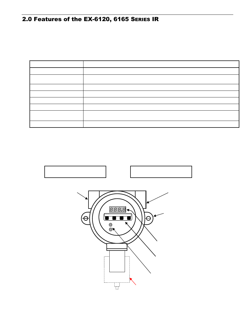 Ir features | ENMET EX-6165 User Manual | Page 5 / 27