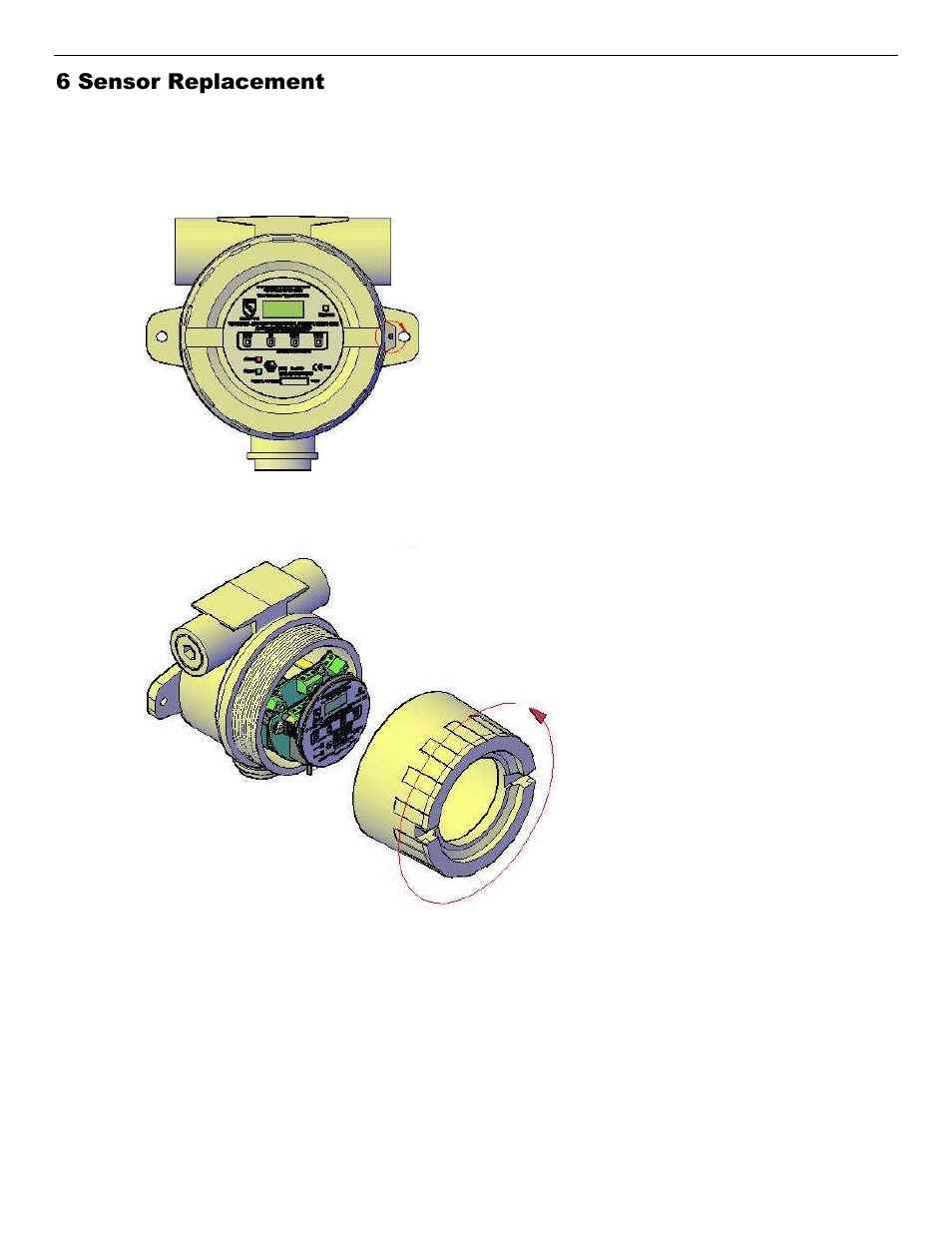 6 sensor replacement | ENMET EX-6175 User Manual | Page 13 / 30