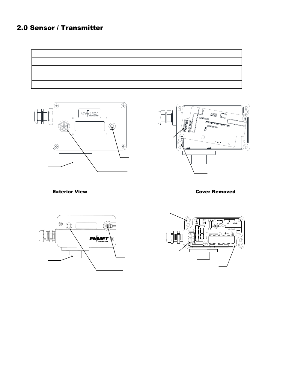 0 sensor / transmitter, 1 features, Figure a: sds – 97d sensor/transmitter | ENMET SDS-97D User Manual | Page 4 / 13
