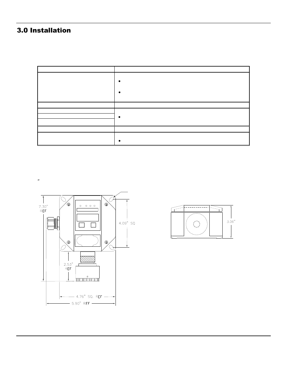 0 installation | ENMET SE-5175 User Manual | Page 6 / 20
