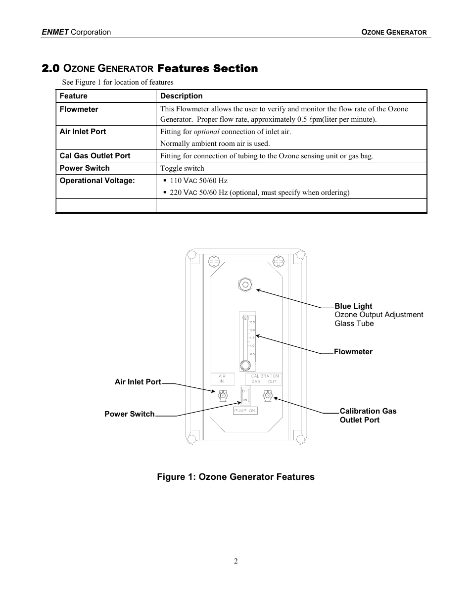 ENMET Ozone Generator User Manual | Page 6 / 16