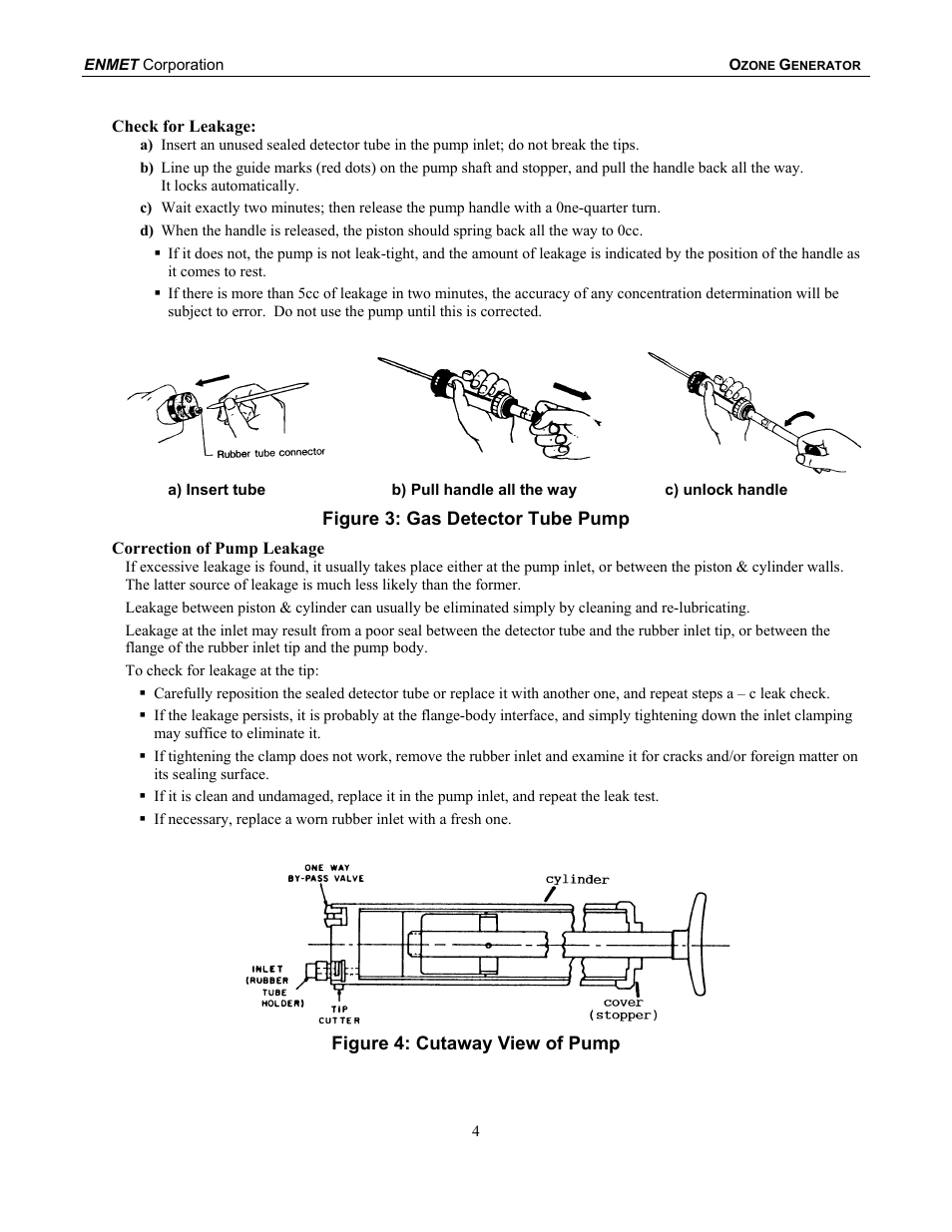 ENMET Ozone Generator User Manual | Page 8 / 16