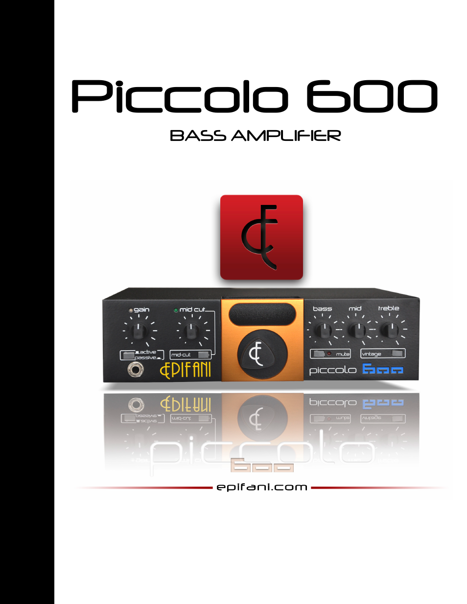 Epifani Piccolo 600 Amplifier User Manual | 8 pages