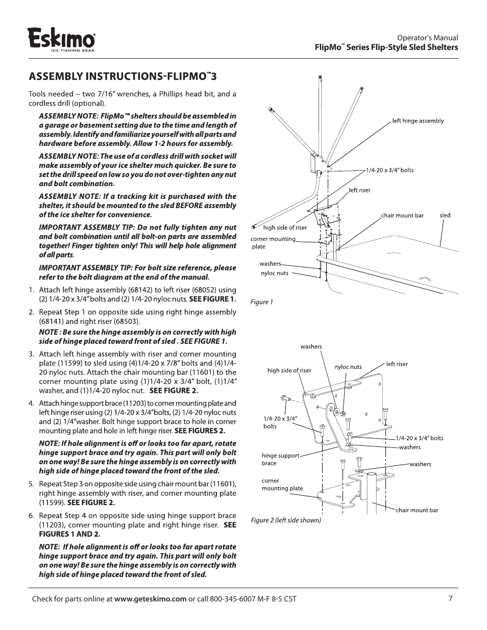 Eskimo 11427 User Manual | Page 7 / 16