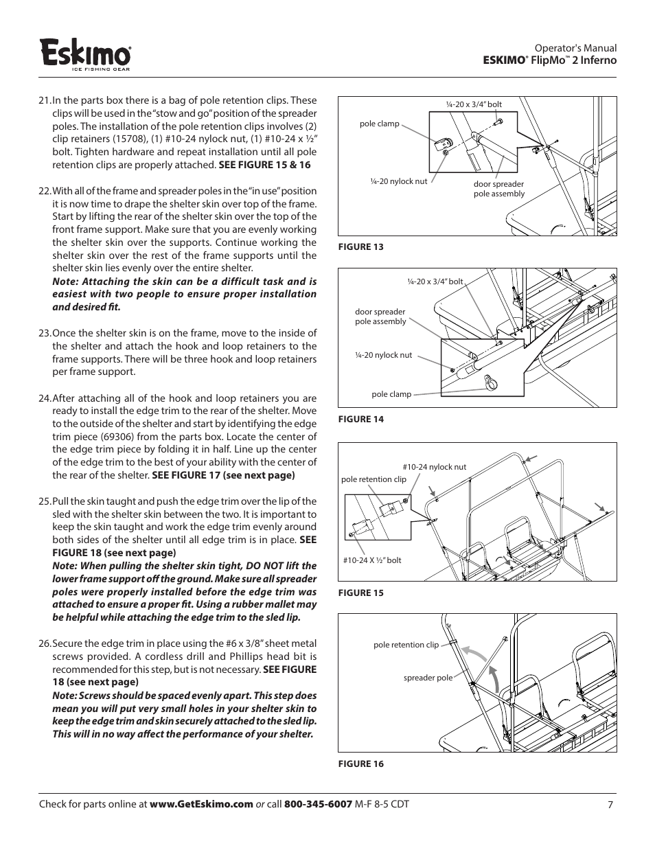 Eskimo 15450 User Manual | Page 7 / 12